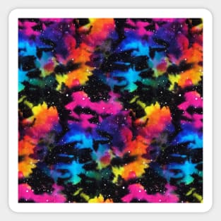 Tie Dye Rainbow Galaxy Sticker